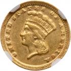 1859-C $1 Gold Indian NGC MS61