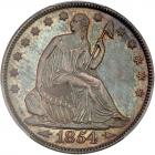 1854 Liberty Seated 50C. Arrows PCGS Proof 64