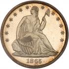 1865 Liberty Seated 50C PCGS PF66 CAM