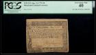 Maryland, Aug. 14, 1776 $6. PCGS Extremely Fine 40