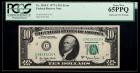 1977-A, $10 Federal Reserve Note. Error. PCGS Gem New 65PPQ