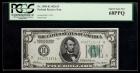 1928, $5 Federal Reserve Note. PCGS Superb Gem New 68PPQ