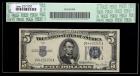 1934-D, $5 Silver Certificate. Wide I Error. PCGS Choice About New 58PPQ