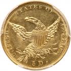 1834 $5 Classic Head. Plain 4 PCGS MS62 - 2