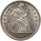 1841 Liberty Seated $1 PCGS MS61