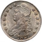 1827 Bust 50C. Sq Base 2 PCGS MS63