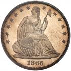 1865 Liberty Seated 50C PCGS PF65 CAM