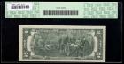 1976, $2 Federal Reserve Note. Serial Number 1 Star Note. PCGS Very Choice New 64PPQ - 2