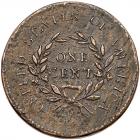 1793 S-11c R3- Wreath Cent, Lettered Edge VG10 - 2