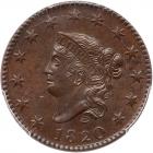 1820 N-13 R1 Large Date PCGS graded MS64+ Brown