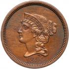 1854 Judd-160 Pattern Cent Rarity-4 PCGS graded PR63 Brown