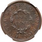 1854 Judd-161 Pattern Cent Rarity-4 NGC graded PF64 Brown - 2