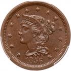 1856 N-19 R2 Italic 5 PCGS graded MS64 Brown