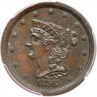 1856 C-1 R2 PCGS graded MS62 Brown