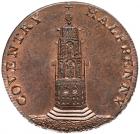 1794 British Merchant Halfpenny Token Warwickshire, Coventry D&H 249 R5 MS63