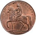 1794 British Merchant Halfpenny Token Warwickshire, Coventry D&H 249 R5 MS63 - 2