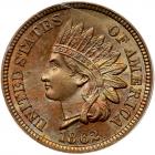 1862 Indian Head 1C PCGS MS64