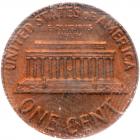 (N/D) ANACS graded MS61RB Lincoln Struck By Late Stage Capped Die - 2