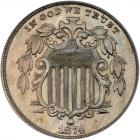 1874 Shield 5C PCGS Proof 63