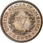 1883 Liberty 5C. With CENTS PCGS Proof 63 - 2