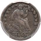 1853 Liberty Seated H10C. No Arrows PCGS VF30