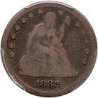 1882 Liberty Seated 25C PCGS G6