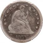 1883 Liberty Seated 25C PCGS VG8