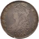 1808 Bust 50C. 8 Over 7 PCGS F15