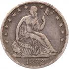 1852-O Liberty Seated 50C PCGS VF25