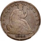 1882 Liberty Seated 50C PCGS VG8