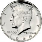 1964 Kennedy 50C. Heavily Accented Hair NGC Proof 66