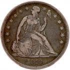 1840 Liberty Seated $1 PCGS VF20