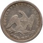 1846-O Liberty Seated $1 PCGS VF25 - 2