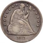 1871 PCGS graded Genuine Fine Details Cleaning