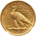 1907 $10 Indian. No Periods NGC AU58 - 2