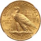 1908 $10 Indian. Motto NGC MS62 - 2