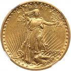 1909/8 $20 St. Gaudens NGC AU55
