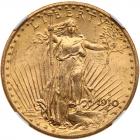 1910-D $20 St. Gaudens NGC MS63
