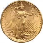 1910-S $20 St. Gaudens NGC MS63
