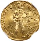 Netherlands: West Friesland. Ducat, 1729 NGC MS64