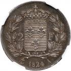 France. 2 Francs, 1824-A NGC AU55 - 2