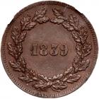 France. Essai 10 Centimes, 1839 NGC Unc - 2