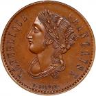 France. Pattern 10 Centimes, 1848 NGC MS64