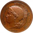 France. Pattern 10 Centimes, 1848 NGC MS62 BR