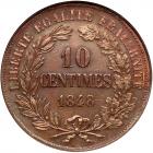 France. Pattern 10 Centimes, 1848 NGC MS63 BR - 2