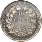 France. Pattern 10 Centimes, 1848 NGC MS64 - 2