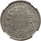 France. Pattern 10 Centimes, 1848 NGC Unc - 2