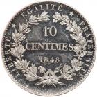 France. Pattern 10 Centimes, 1848 PCGS Specimen 62 - 2