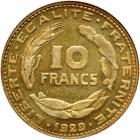 France. Essai 10 Francs, 1929 NGC MS65 - 2