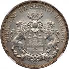 German States: Hamburg. 5 Marks, 1902-J NGC About Unc